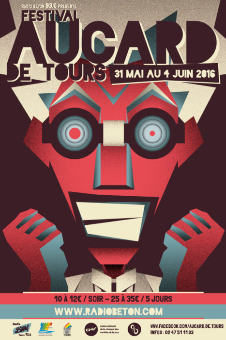 Aucard de Tours 2016 affiche savant fou - eszett studio